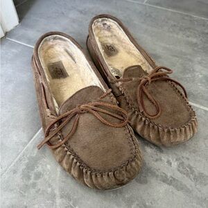 UGG Men's Brown Suede Loafers